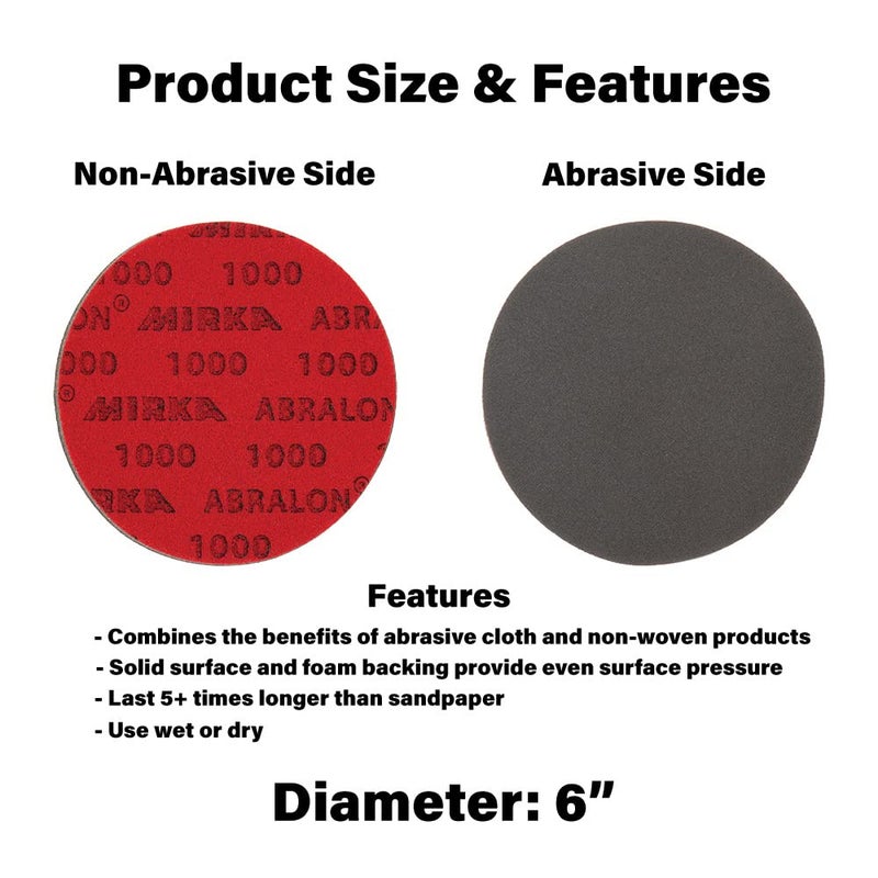 bowlingball.com Bowling Ball Resurfacing Kit (Set of 7 Abralon Pads) - Image 3